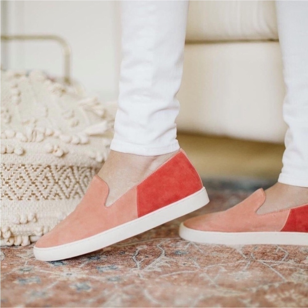 Birdies Swift Slip On in “Sunrise Suede” 2 Tone Sneakers Women’s Size 10